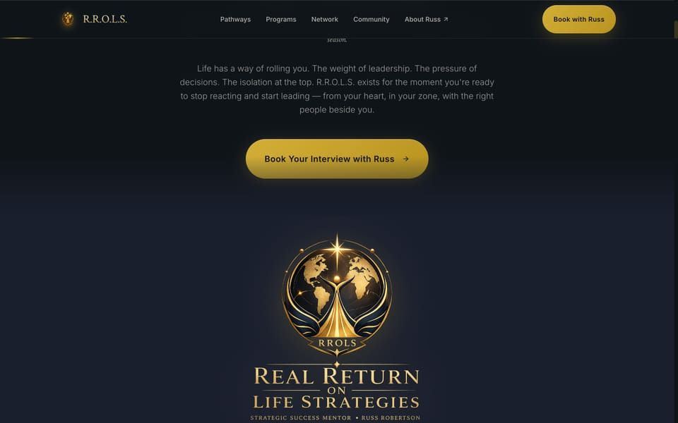 Real Return On Life Strategies — realreturnscoach.com